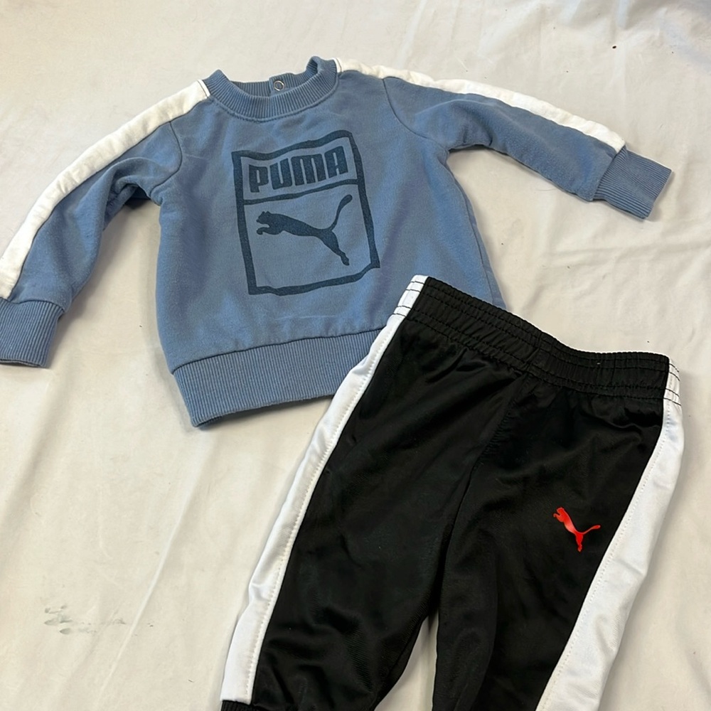 3-6M Puma Sweatshirt and track pants bundle